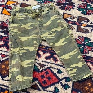 Zara camo pants 9-12 months